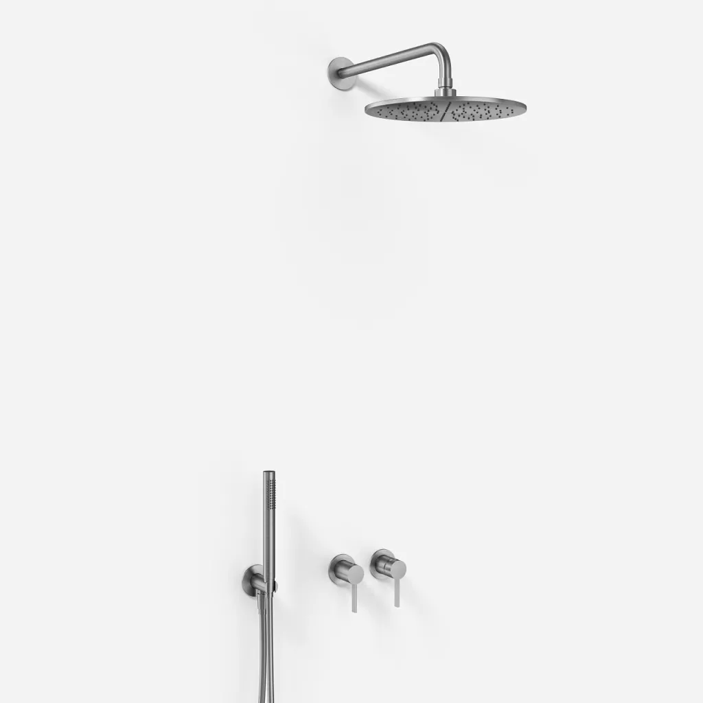 ArkiLife AVAO AA801 S02 - Ø30 Wellness Rain w/EasyClean, Stick, Brushed Stainless Steel