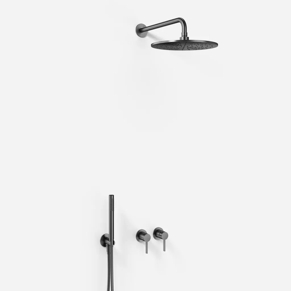 ArkiLife AVAO AA801 S02 - Ø30 Wellness Rain w/EasyClean, Stick, PVD Brushed Gun Metal