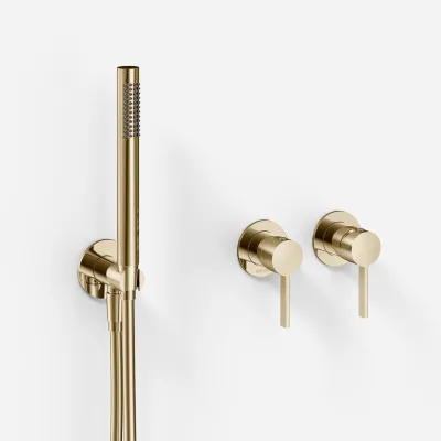 ArkiLife AVAO AA801 S02 - Ø30 Wellness Rain w/EasyClean, Stick, PVD Polished Brass