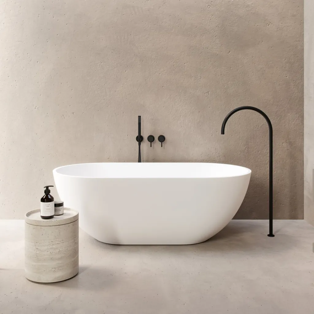 Semplice SBR801 S12 - Tub/shower, Matte black