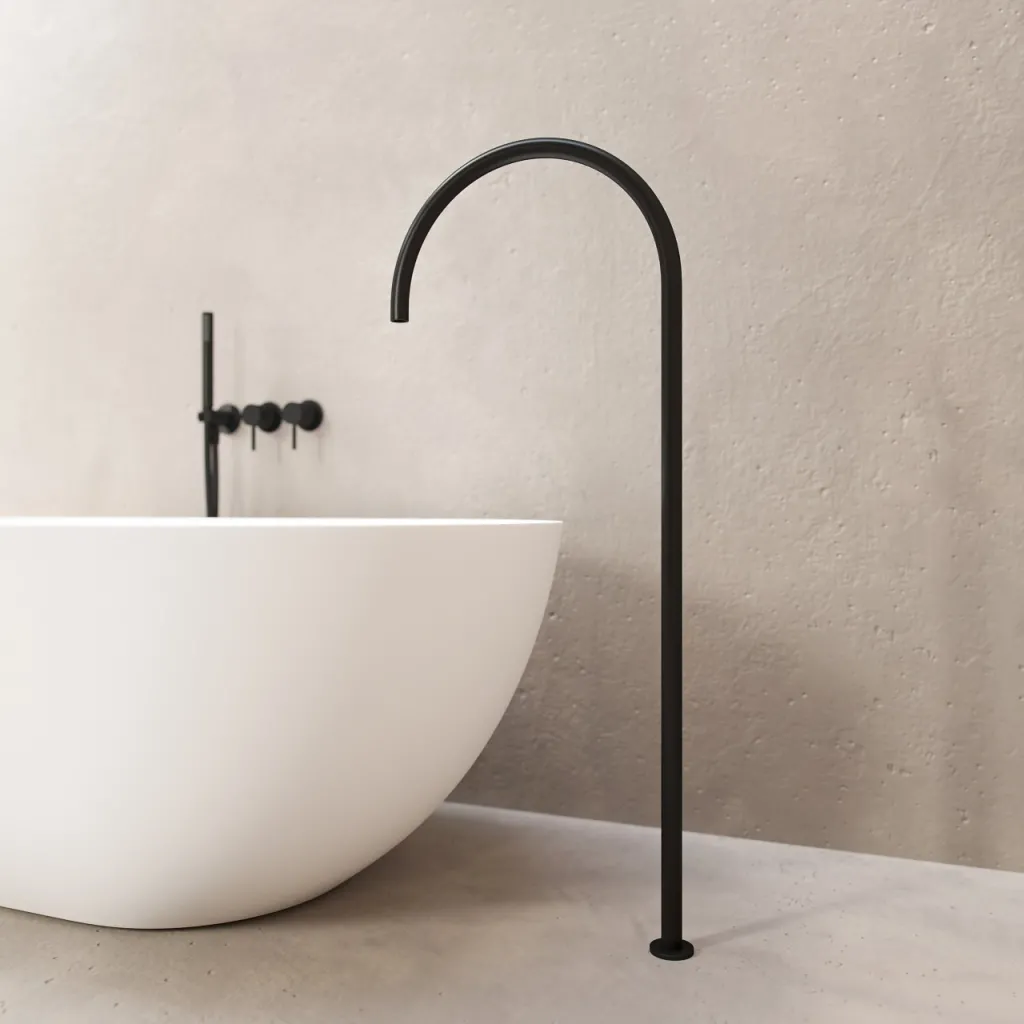 Semplice SBR801 S12 - Tub/shower, Matte black