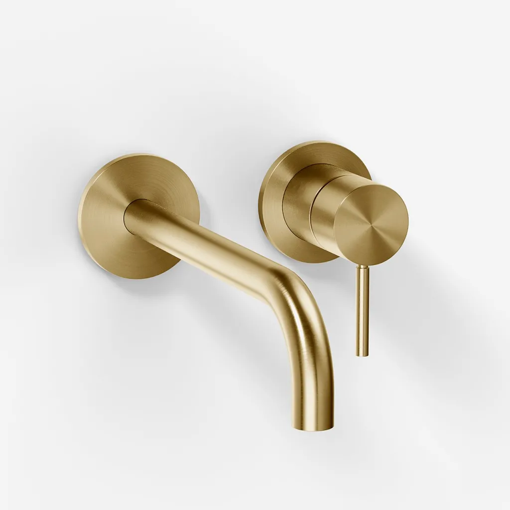 Semplice SHV502 - 1-handle Washbasin fitting, 22 cm. spout, PVD Brushed Brass