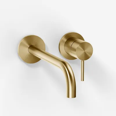 Semplice SHV502 - 1-handle Washbasin fitting, 22 cm. spout, PVD Brushed Brass