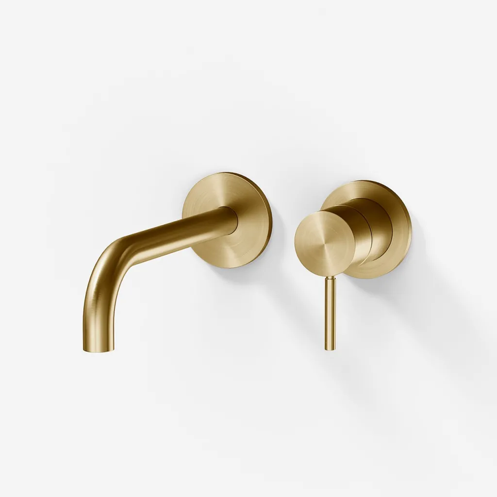 Semplice SHV502 S02 - 19 cm spout, PVD Brushed Brass