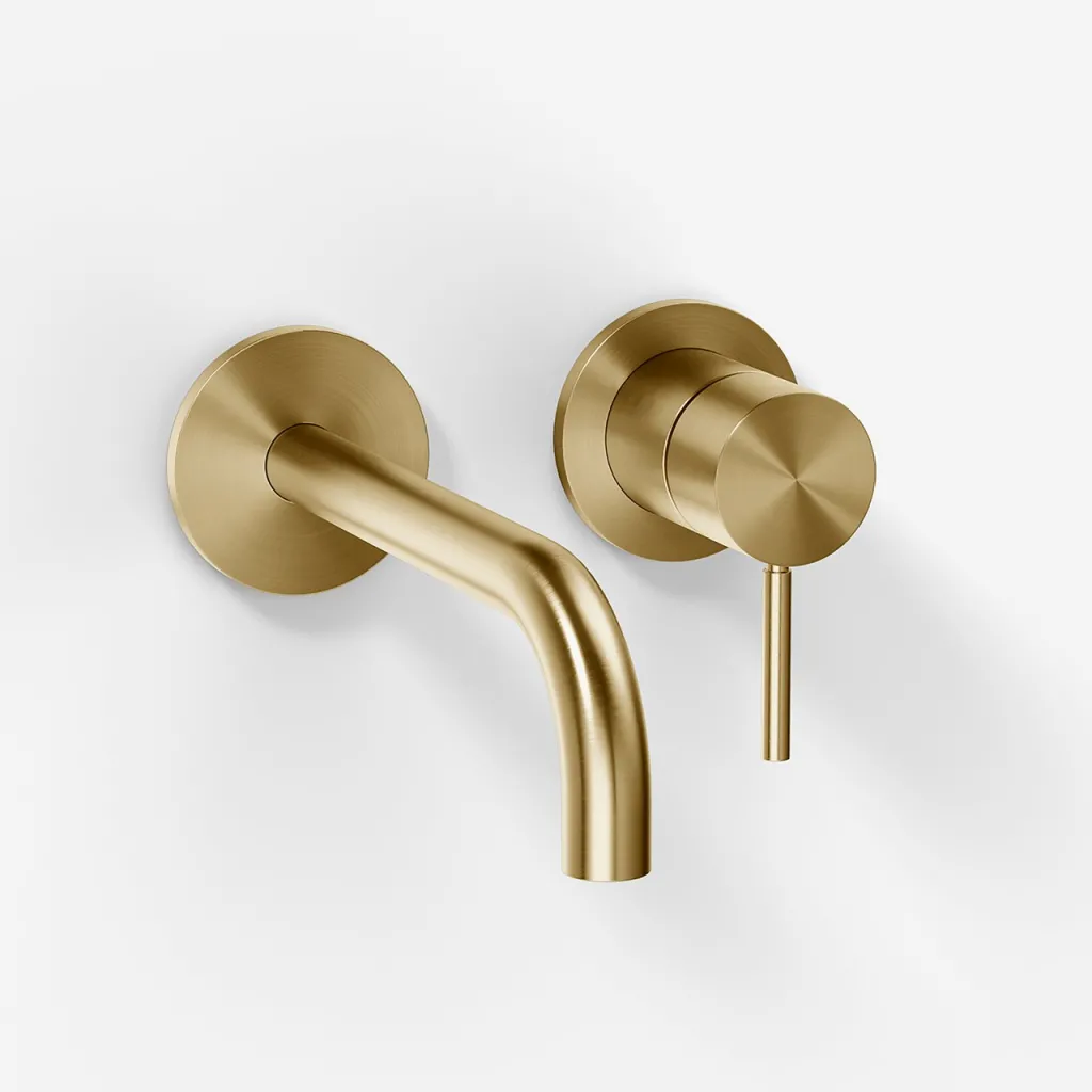 Semplice SHV502 S02 - 19 cm spout, PVD Brushed Brass