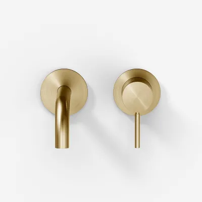 Semplice SHV502 S02 - 19 cm spout, PVD Brushed Brass