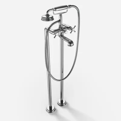 Hassel&Teudt HBK702 - Freestanding bath mixer, Chrome