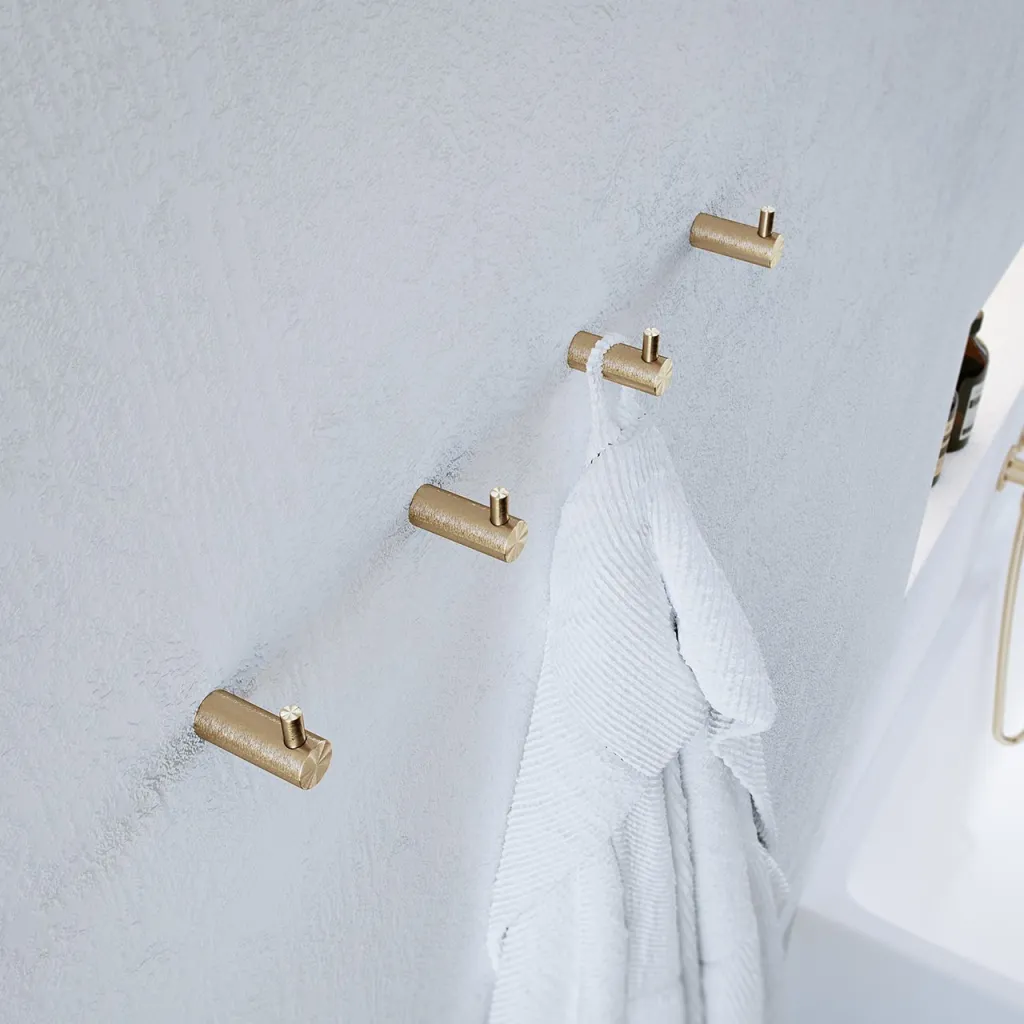 Semplice PS17 S01 - 4 x Hook, PVD Brushed Brass