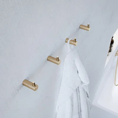 Semplice PS17 S01 - 4 x Hook, PVD Brushed Brass