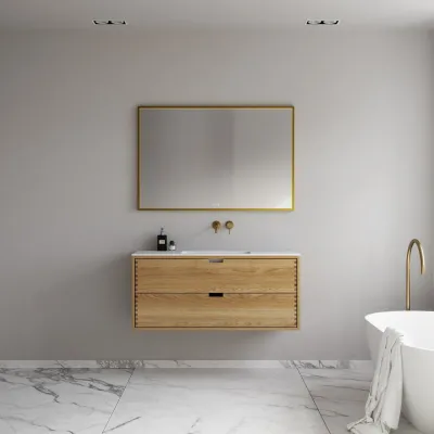 CPH Tapwork Soho 120 - MKII, Finger-Tapped Cabinetry in Natural Oak including Mathvid SolidTec® Sink