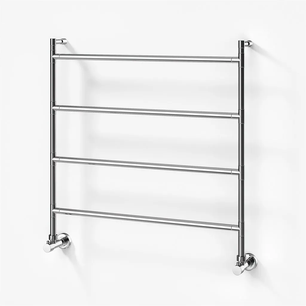 Vetro Nostromo 482/4 - 80x80, Water-borne Towel Rail, Chrome