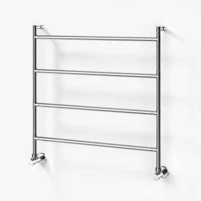 Vetro Nostromo 482/4 - 80x80, Water-borne Towel Rail, Chrome