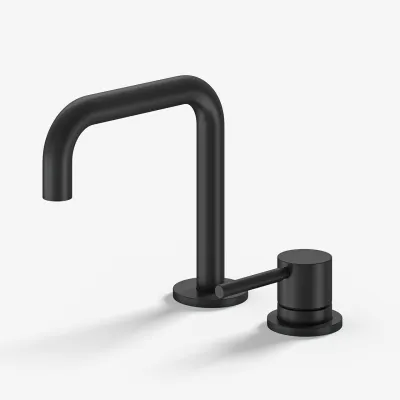 Semplice SHV405 S02 - Washbasin mixer with fixed spout, Matte black