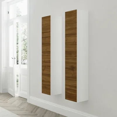 Copenhagen Chic CC3530 - Tall cabinet in Mattvid Corian® & American Walnut