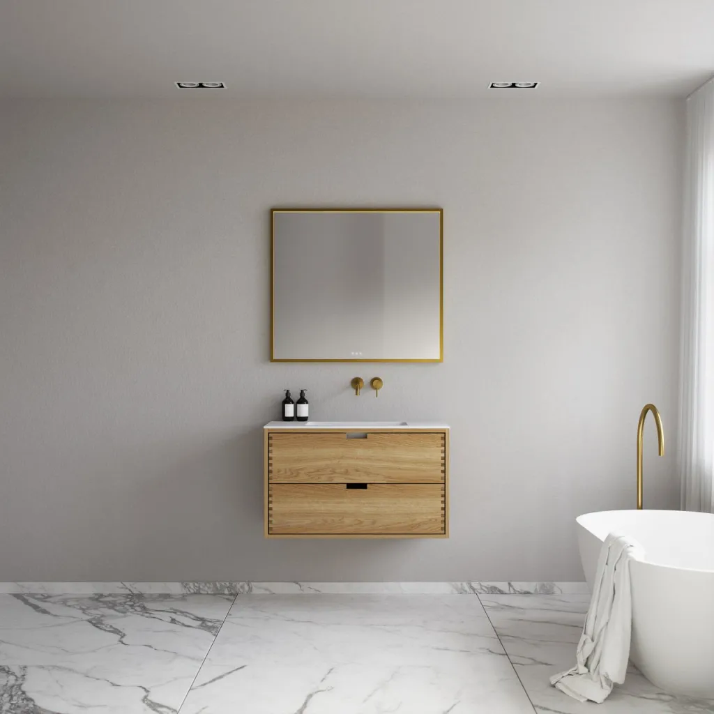 CPH Tapwork Soho 90 - MKII, Finger-Tapped Cabinetry in Natural Oak including Mathvid SolidTec® Sink