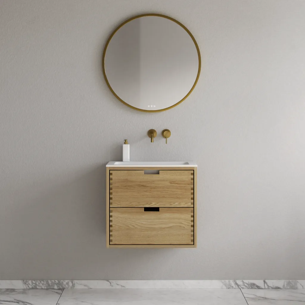 CPH Tapwork Soho 60 - MKII, Finger-Tapped Cabinetry in Natural Oak including Mathvid SolidTec® Sink