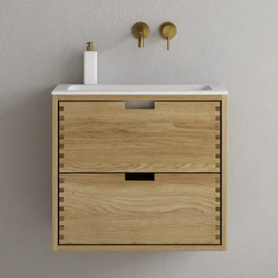 CPH Tapwork Soho 60 - MKII, Finger-Tapped Cabinetry in Natural Oak including Mathvid SolidTec® Sink