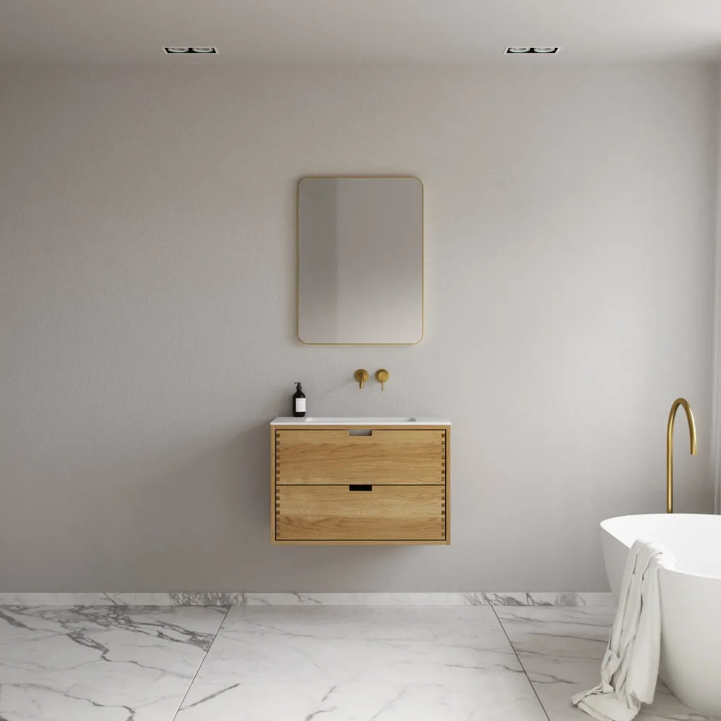 CPH Tapwork Soho 80 - MKII, Finger-Tapped Cabinetry in Natural Oak including Mathvid SolidTec® Sink