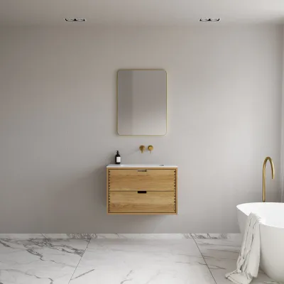 CPH Tapwork Soho 80 - MKII, Finger-Tapped Cabinetry in Natural Oak including Mathvid SolidTec® Sink