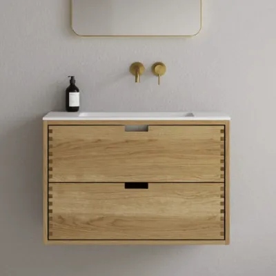 CPH Tapwork Soho 80 - MKII, Finger-Tapped Cabinetry in Natural Oak including Mathvid SolidTec® Sink
