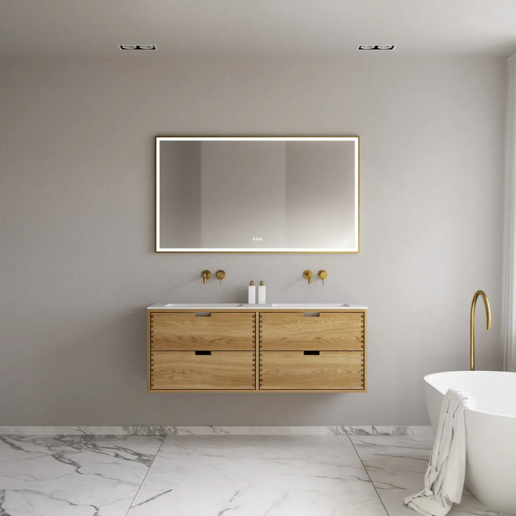 CPH Tapwork Soho 140D - MKII, Finger-Tapped Cabinetry in Natural Oak including Mathvid SolidTec® Sink