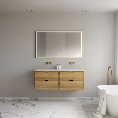 CPH Tapwork Soho 140D - MKII, Finger-Tapped Cabinetry in Natural Oak including Mathvid SolidTec® Sink