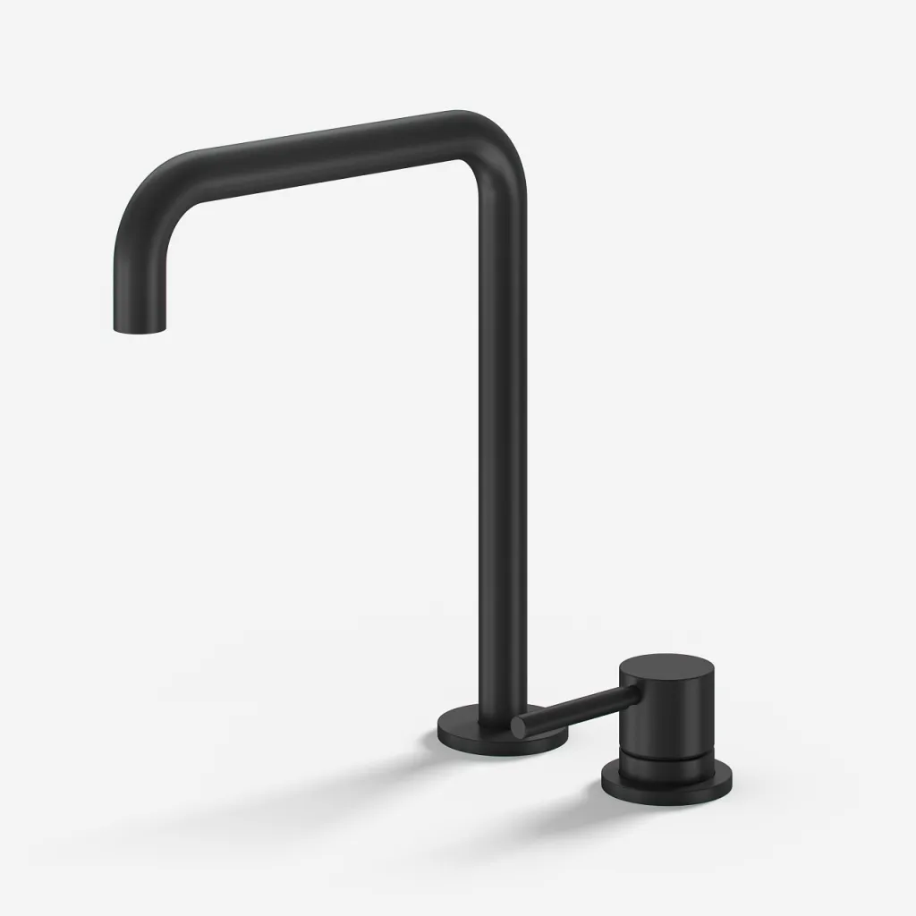 Semplice SHV405 S04 - Kitchen mixer with swivel spout, Matte black