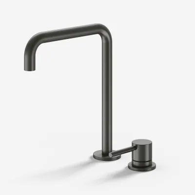 Semplice SHV405 S04 - Kitchen mixer with swivel spout, PVD Matt Gun Metal
