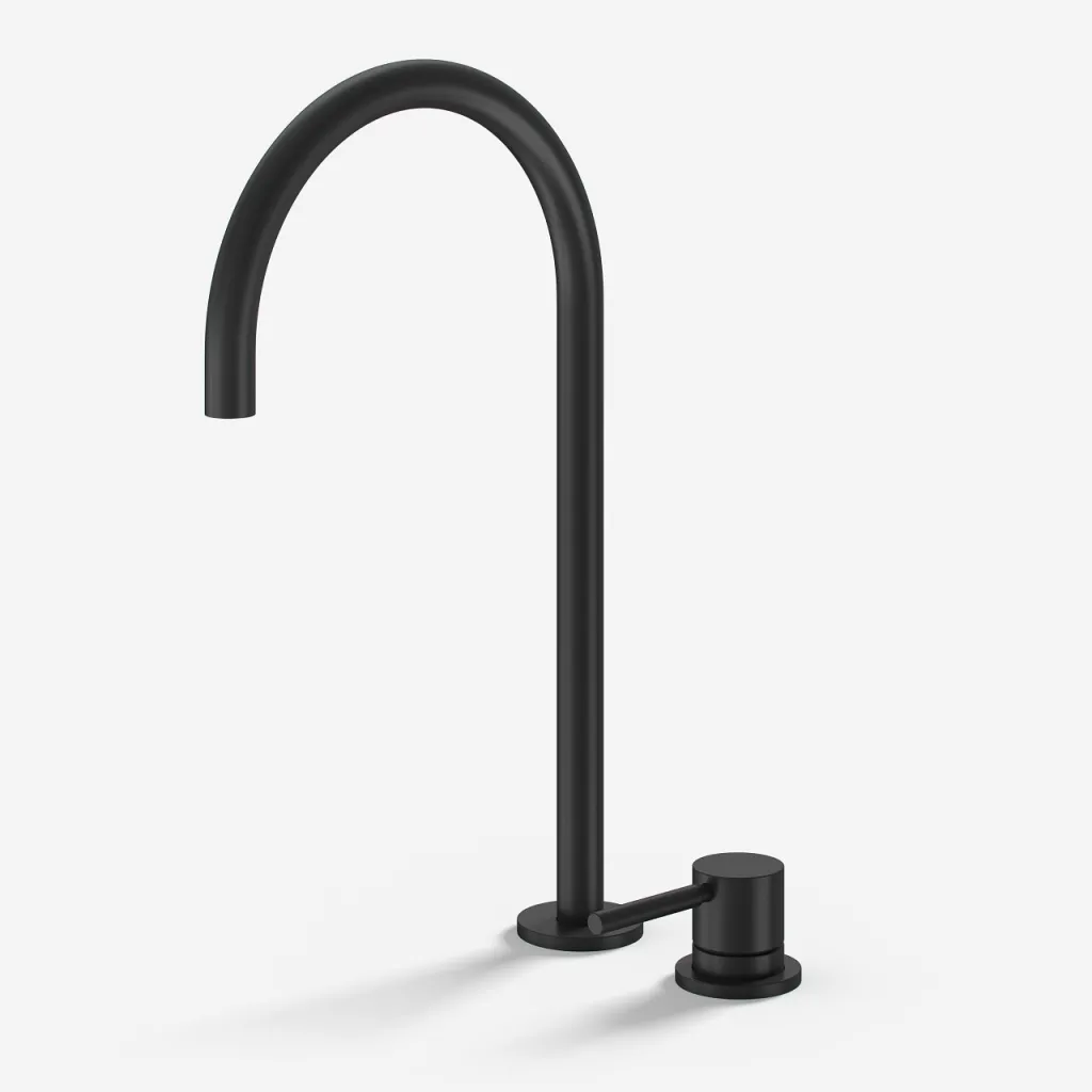 Semplice SHV405 S05 - Basin mixer with fixed spout, Matte black