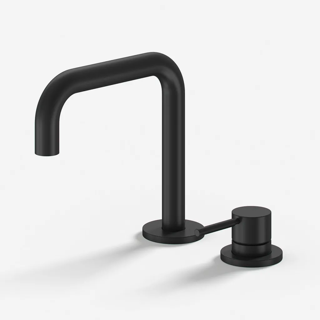 Semplice SHV505 S02 - Basin mixer with fixed spout, Matte black