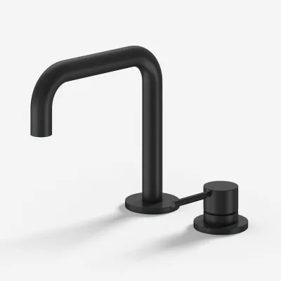 Semplice SHV505 S02 - Basin mixer with fixed spout, Matte black