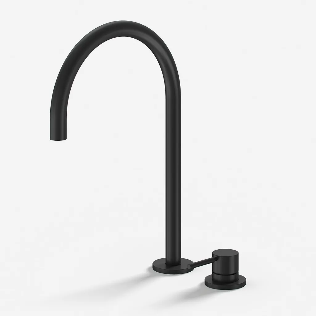 Semplice SHV505 S03 - Kitchen mixer with swivel spout, Matte black