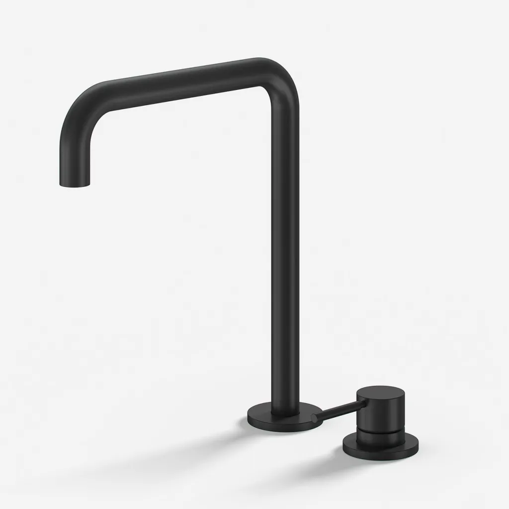 Semplice SHV505 S04 - Kitchen mixer with swivel spout, Matte black