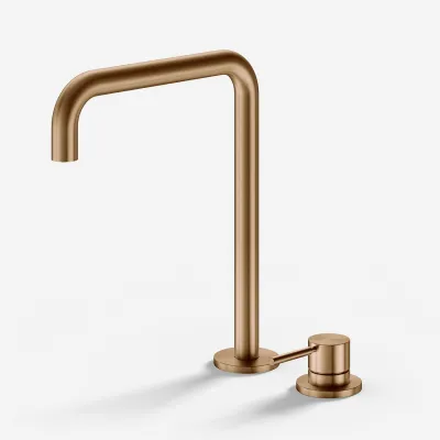 Semplice SHV505 S04 - Kitchen mixer with swivel spout, PVD Brushed Copper