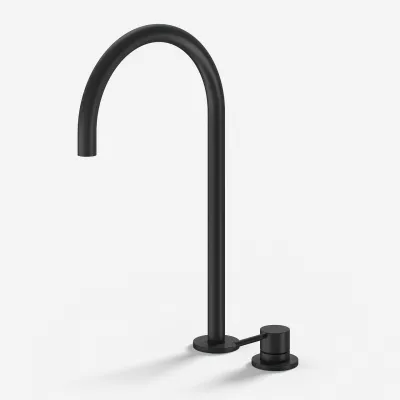 Semplice SHV505 S05 - Basin mixer with fixed spout, Matte black