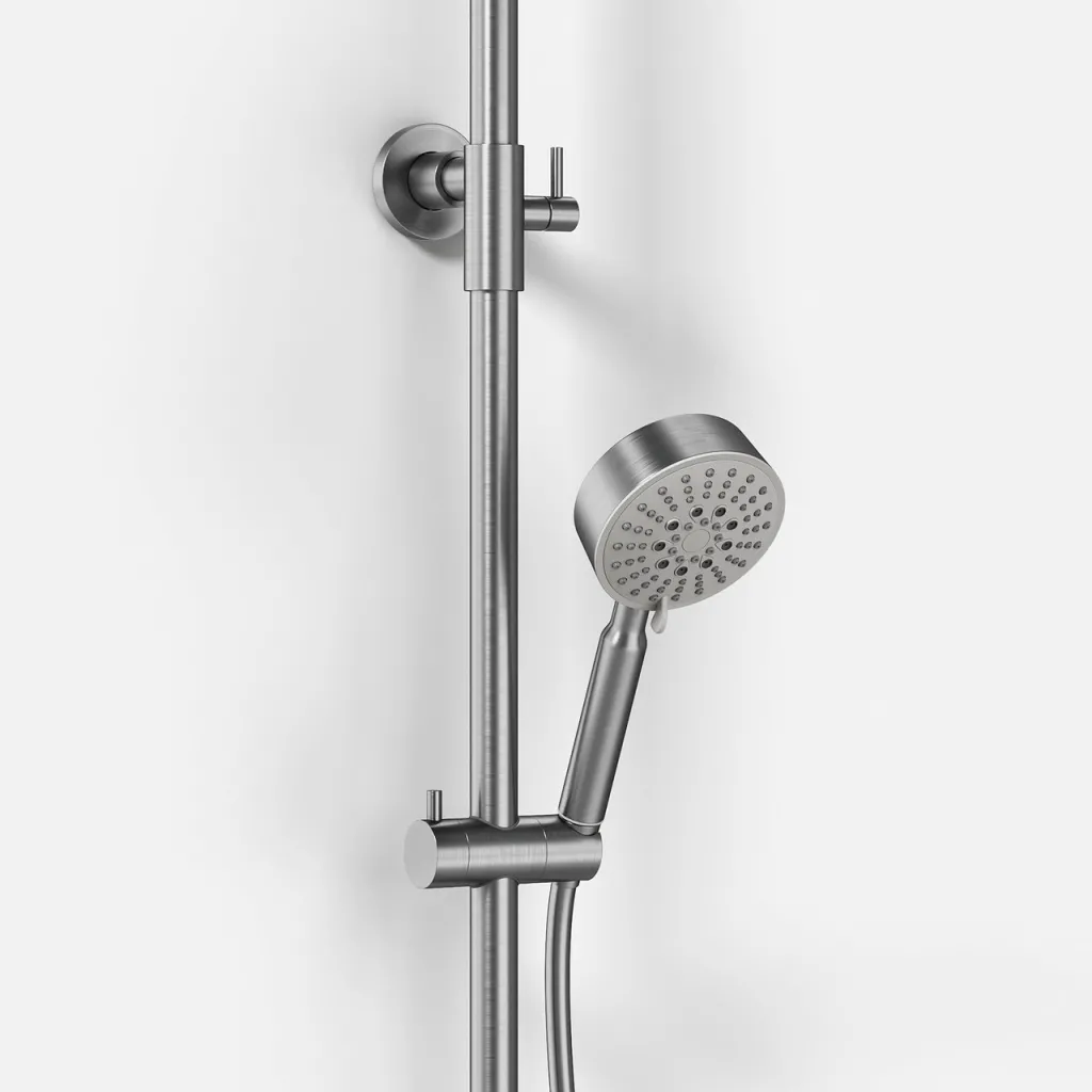 Classwell C900 - Thermostat set XL Rain DeLuxe Ø30 EasyClean, Brushed Stainless Steel