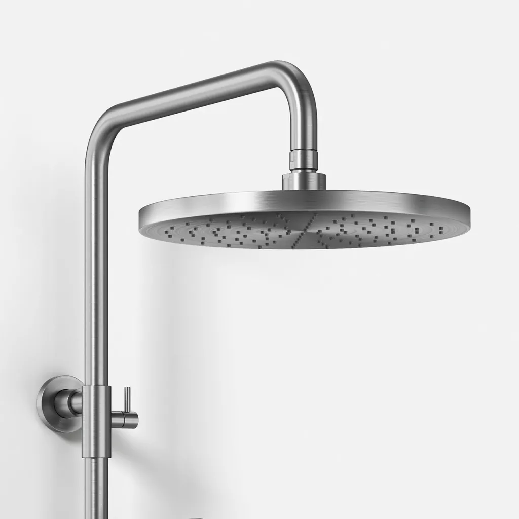 Classwell C900 - Thermostat set XL Rain DeLuxe Ø30 EasyClean, Brushed Stainless Steel
