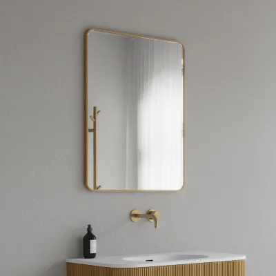 Noorwork NM6080 - 60x80 cm, Carpenter Wooden frame mirror in oiled Oak
