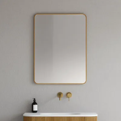 Noorwork NM6080 - 60x80 cm, Carpenter Wooden frame mirror in oiled Oak
