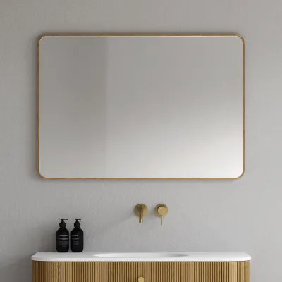 Noorwork NM7010 - 70x100 cm, Carpenter Wooden frame mirror in oiled Oak