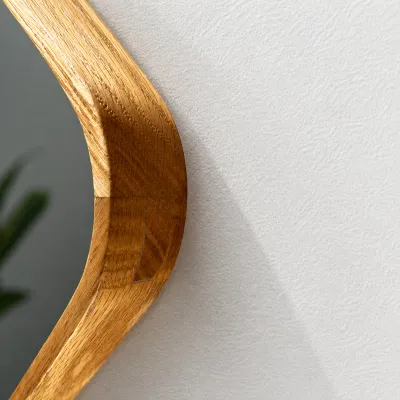 Noorwork NM7014 - 70x140 cm, Carpenter Wooden frame mirror in oiled Oak