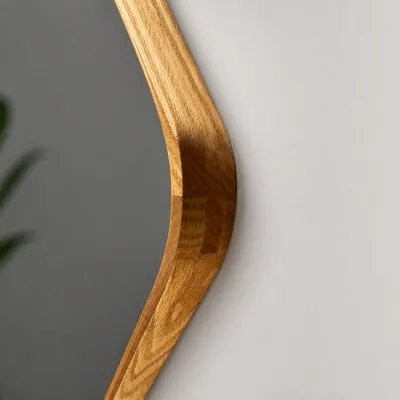 Noorwork NM7016 - 70x160 cm, Carpenter Wooden frame mirror in oiled Oak