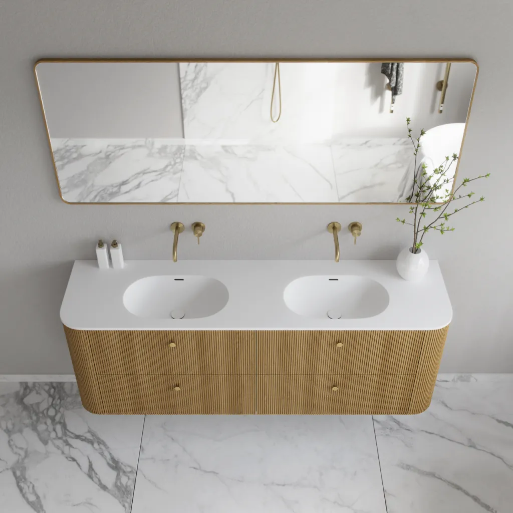 Noorwork NM7018 - 70x180 cm, Carpenter Wooden frame mirror in oiled Oak