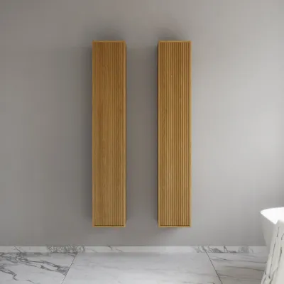 Noorwork NHC3317 - 30x35x170 cm, Carpenter's high cabinet in Natural Oak 