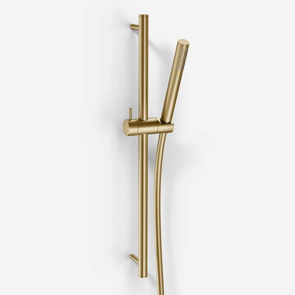 Semplice SSB570 S01 - Shower Rail Set, PVD Brushed Brass