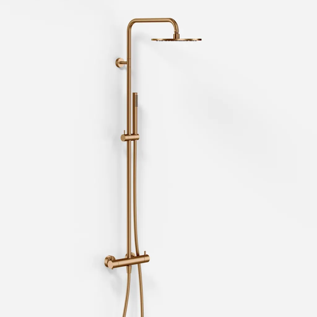 Semplice Rain DeLuxe SRL02 - SmartTerm Ø25 EasyClean, PVD Brushed Copper