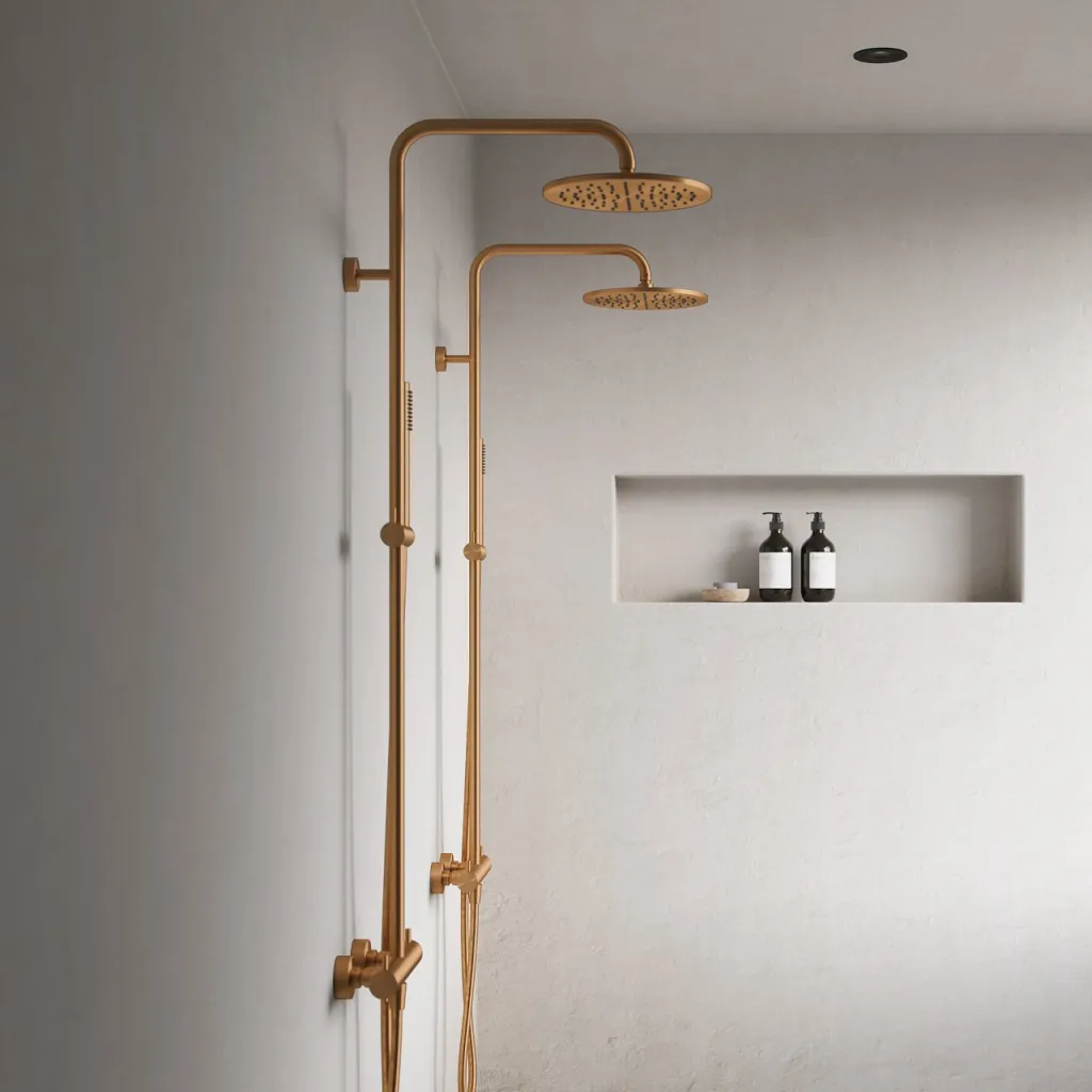 Semplice Rain DeLuxe SRL02 - SmartTerm Ø25 EasyClean, PVD Brushed Copper