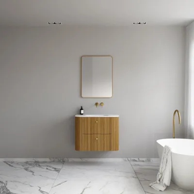 Noorwork 80 - Cabinetry in Natural Oak including Matt white Corian® sink top