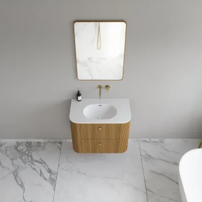 Noorwork 80 - Cabinetry in Natural Oak including Matt white Corian® sink top