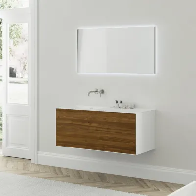 Copenhagen Chic 120L - MKII, Glacier White Corian® w/American Walnut